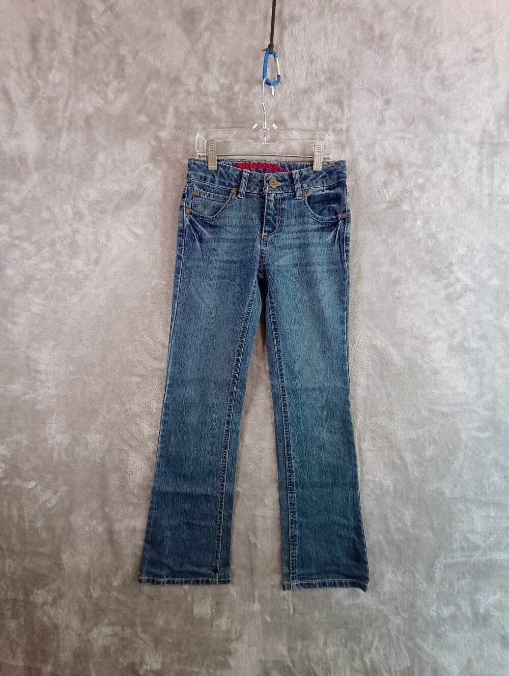 Girls Arizona Jean Company Bootcut Dark Blue Western Style Jeans Size 10 Slim